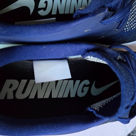 Nike Odyssey React Flyknit 2 Blue Void Workout Running Sport Trainer AH1016 400 - Picture 11 of 13